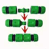 Garden Watering Hose ABS Quick Connector 1/2” End Double Male Hose Coupling Joint Adapter Extender Set For Hose Pipe Tube - Avero