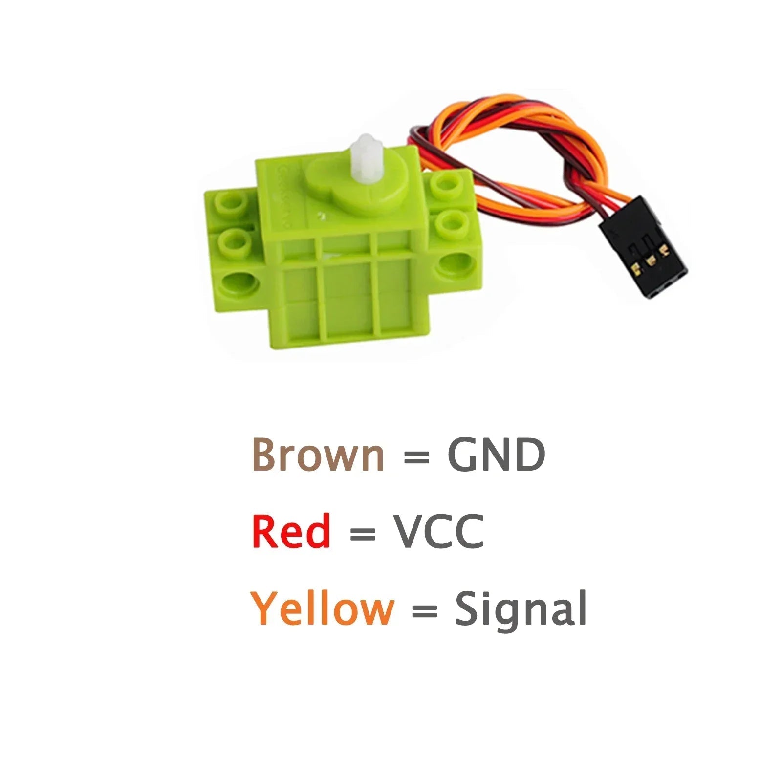 Geekservo 4PCS 270°/360° Programmable Servo Motor with POM Gears for Legoeds/Micro:bit Smart Car Robot - Avero
