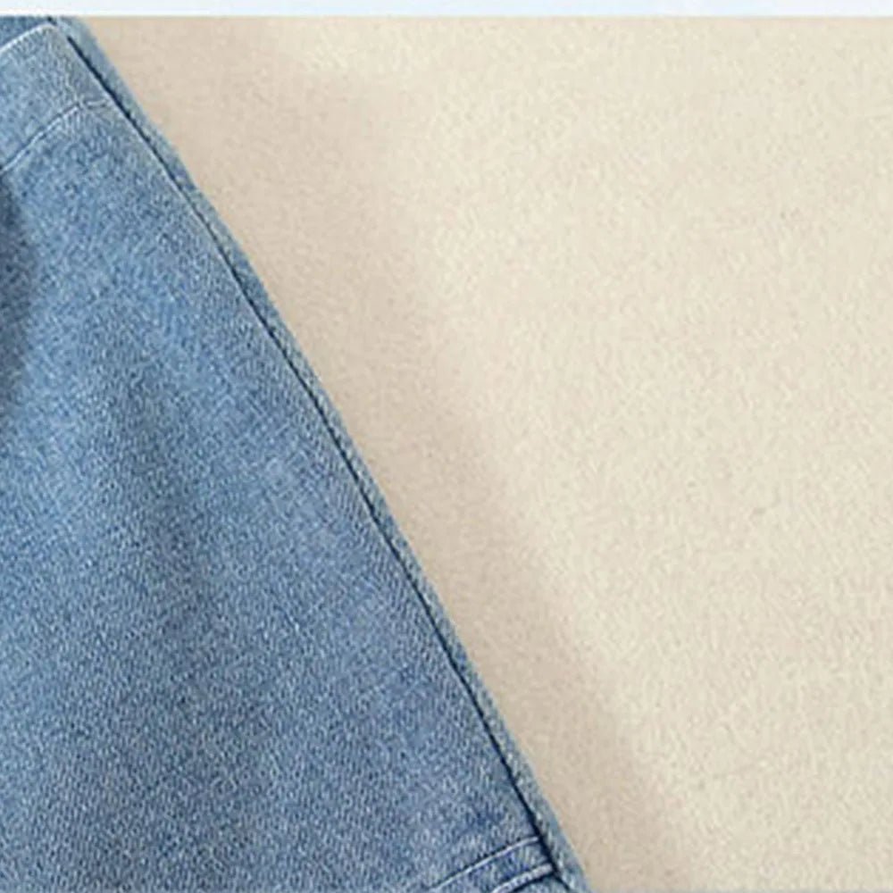 Girls Denim Skirt Fashion Denim short Skirts Summer Baby Korean Style Skirts Wrap Buttocks for Girls Teenager Half Skirt - Avero