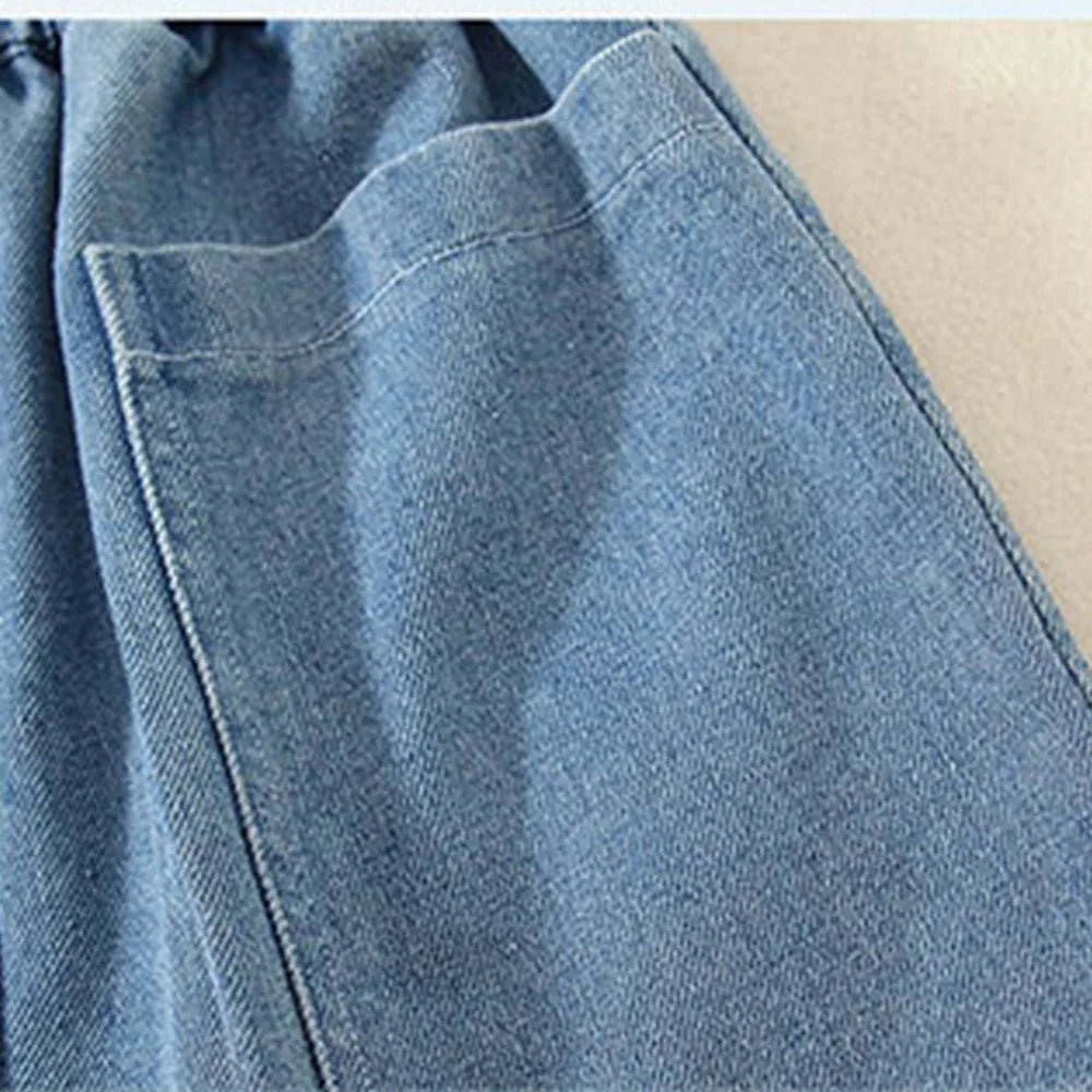 Girls Denim Skirt Fashion Denim short Skirts Summer Baby Korean Style Skirts Wrap Buttocks for Girls Teenager Half Skirt - Avero