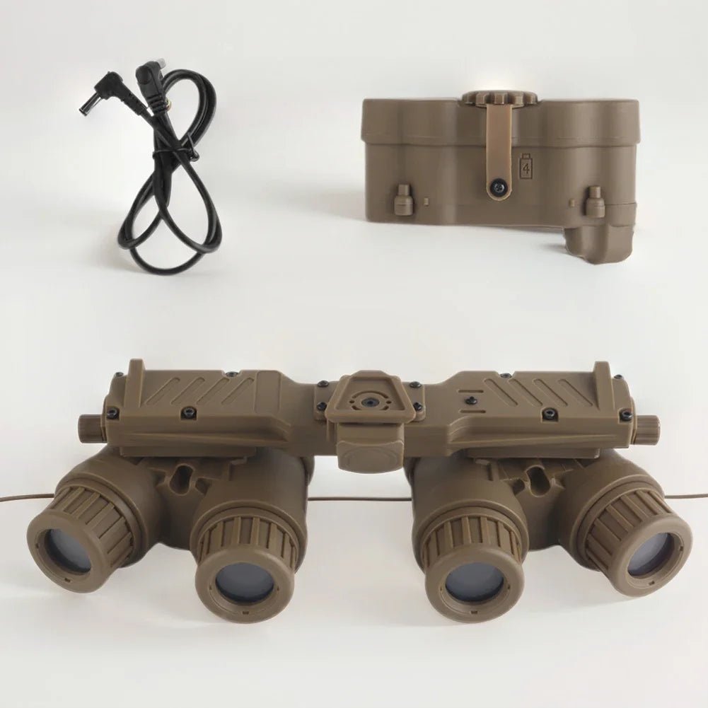 GPNVG 18 Tactical Helmet Binocular Model No Function Military Dummy Binoculars Airsoft Hunting Tactical Binoculars Movies Props - Avero