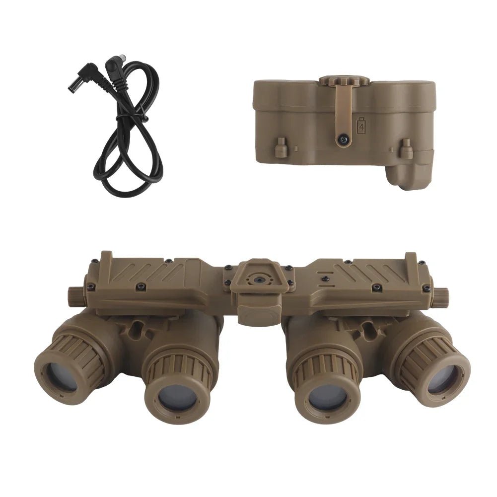 GPNVG 18 Tactical Helmet Binocular Model No Function Military Dummy Binoculars Airsoft Hunting Tactical Binoculars Movies Props - Avero