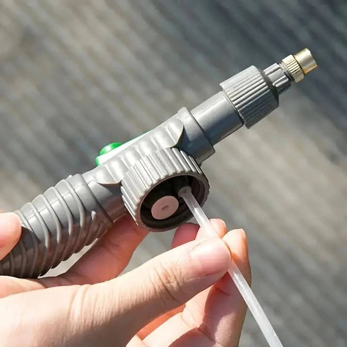 Handheld High - Pressure Manual Sprayer with Adjustable Nozzle - Continuous Pressure, Battery - Free Garden Tool for Gardening & Urb - Avero