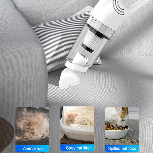 Handheld Home Vacuum Cleaner Rechargeable Portable Vacuum Cleaner Car Home Dual Purpose Wireless Dust Catcher Pet Hair 10000PA - Avero