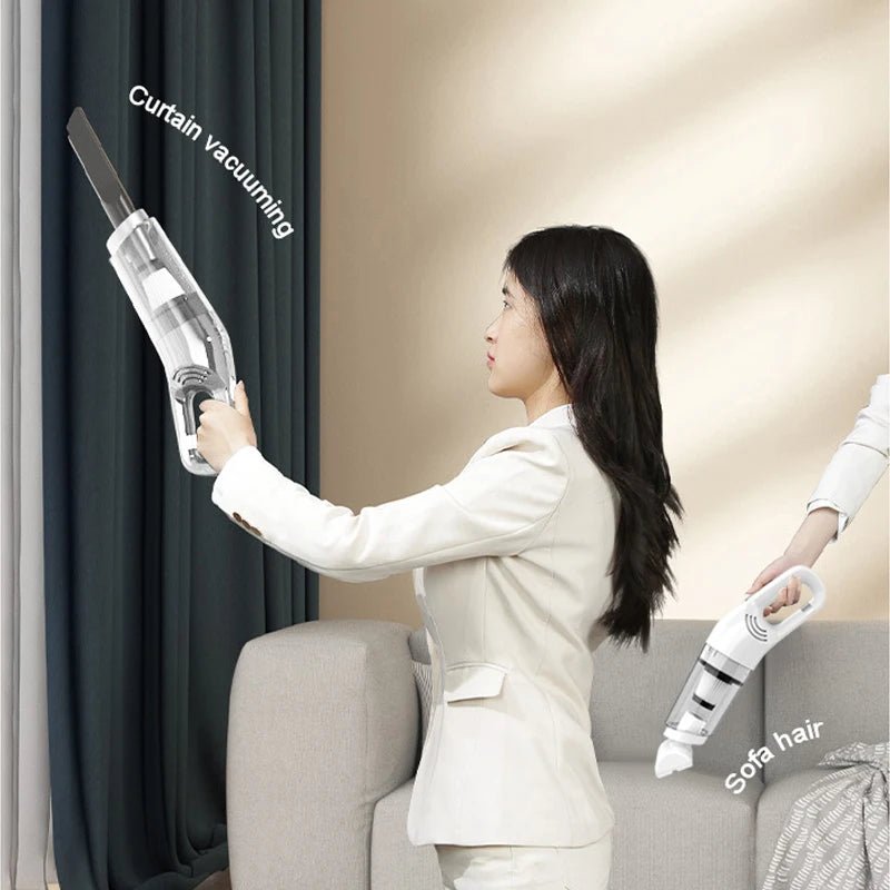 Handheld Home Vacuum Cleaner Rechargeable Portable Vacuum Cleaner Car Home Dual Purpose Wireless Dust Catcher Pet Hair 10000PA - Avero