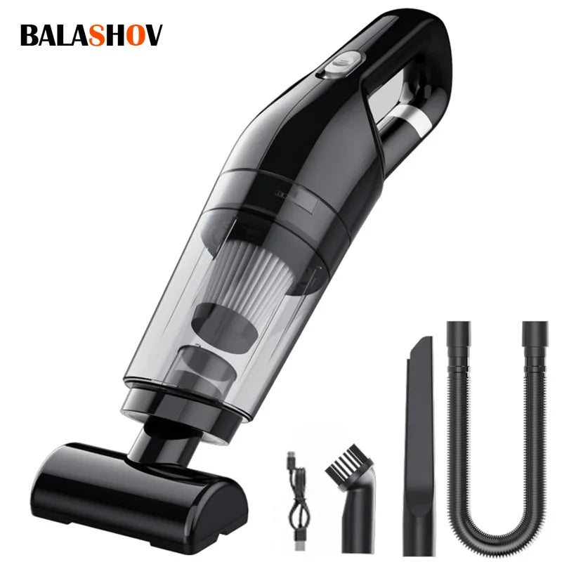 Handheld Home Vacuum Cleaner Rechargeable Portable Vacuum Cleaner Car Home Dual Purpose Wireless Dust Catcher Pet Hair 10000PA - Avero
