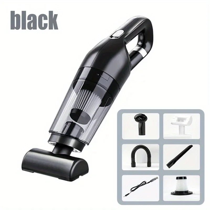 Handheld Home Vacuum Cleaner Rechargeable Portable Vacuum Cleaner Car Home Dual Purpose Wireless Dust Catcher Pet Hair 10000PA - Avero