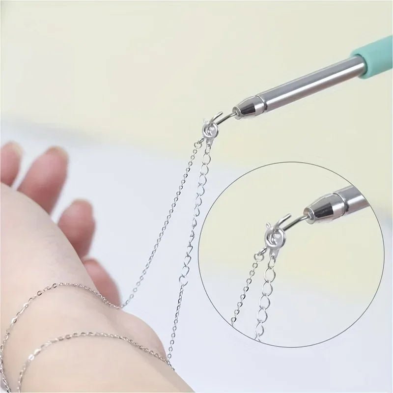 Help Wear Bracelet Tool Partner Jewelry Helper Fastening Aid Quickly Unfasten Hooking Equipment Pliers Clasps Ties Zipper Craft - Avero