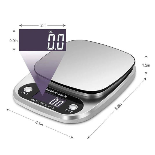 High Precision Kitchen Scale 3/5/10kg Electronic Jewelry Food Baking Scale Multifunction Measuring Tool Gram Scale Lcd Display - Avero