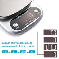 High Precision Kitchen Scale 3/5/10kg Electronic Jewelry Food Baking Scale Multifunction Measuring Tool Gram Scale Lcd Display - Avero