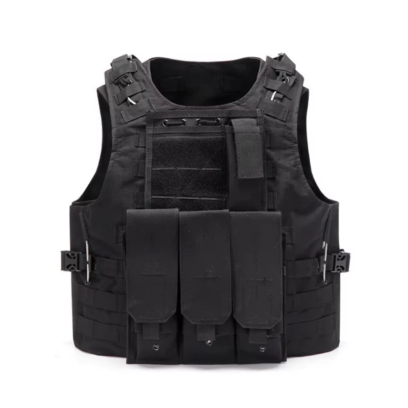 Hunting Paintball Vest Army Molle Airsoft Vest Tactical Vest Plate Carrier Swat Fishing Armor Police Vest - Avero