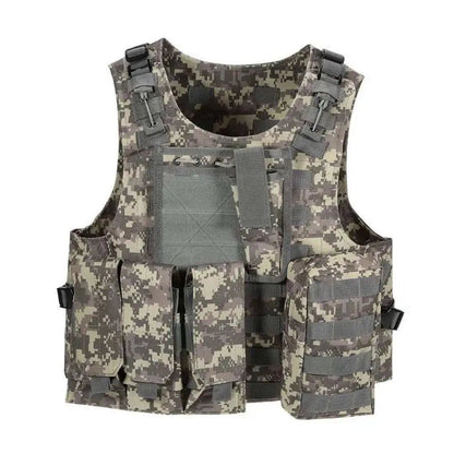 Hunting Paintball Vest Army Molle Airsoft Vest Tactical Vest Plate Carrier Swat Fishing Armor Police Vest - Avero