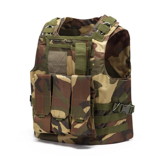 Hunting Paintball Vest Army Molle Airsoft Vest Tactical Vest Plate Carrier Swat Fishing Armor Police Vest - Avero