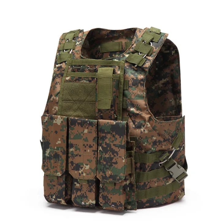 Hunting Paintball Vest Army Molle Airsoft Vest Tactical Vest Plate Carrier Swat Fishing Armor Police Vest - Avero