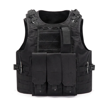 Hunting Paintball Vest Army Molle Airsoft Vest Tactical Vest Plate Carrier Swat Fishing Armor Police Vest - Avero