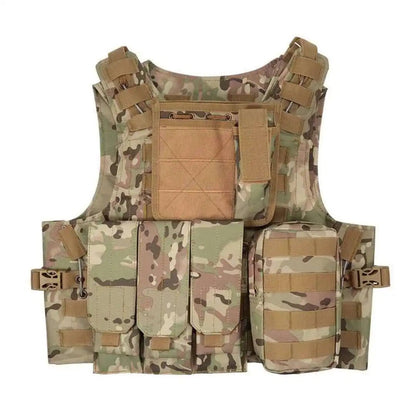 Hunting Paintball Vest Army Molle Airsoft Vest Tactical Vest Plate Carrier Swat Fishing Armor Police Vest - Avero