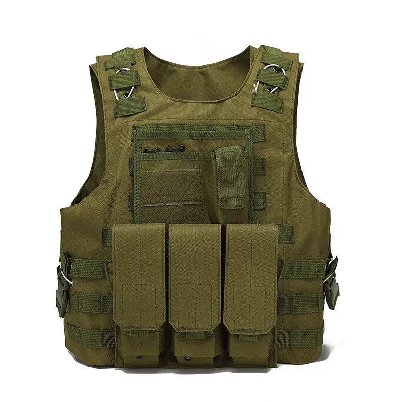 Hunting Paintball Vest Army Molle Airsoft Vest Tactical Vest Plate Carrier Swat Fishing Armor Police Vest - Avero