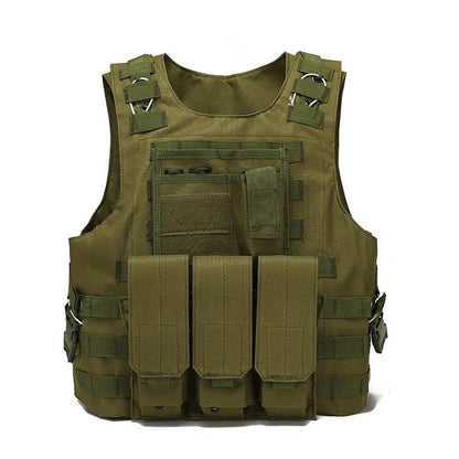Hunting Paintball Vest Army Molle Airsoft Vest Tactical Vest Plate Carrier Swat Fishing Armor Police Vest - Avero