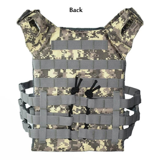 Hunting Tactical Body Armor JPC Molle Plate Carrier Vest Outdoor CS Game Paintball Airsoft Vest Military Equipment - Avero