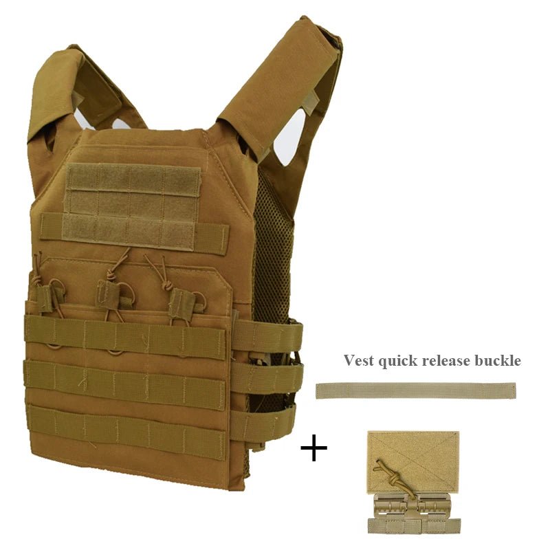 Hunting Tactical Body Armor JPC Molle Plate Carrier Vest Outdoor CS Game Paintball Airsoft Vest Military Equipment - Avero