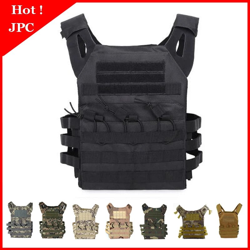 Hunting Tactical Body Armor JPC Molle Plate Carrier Vest Outdoor CS Game Paintball Airsoft Vest Military Equipment - Avero