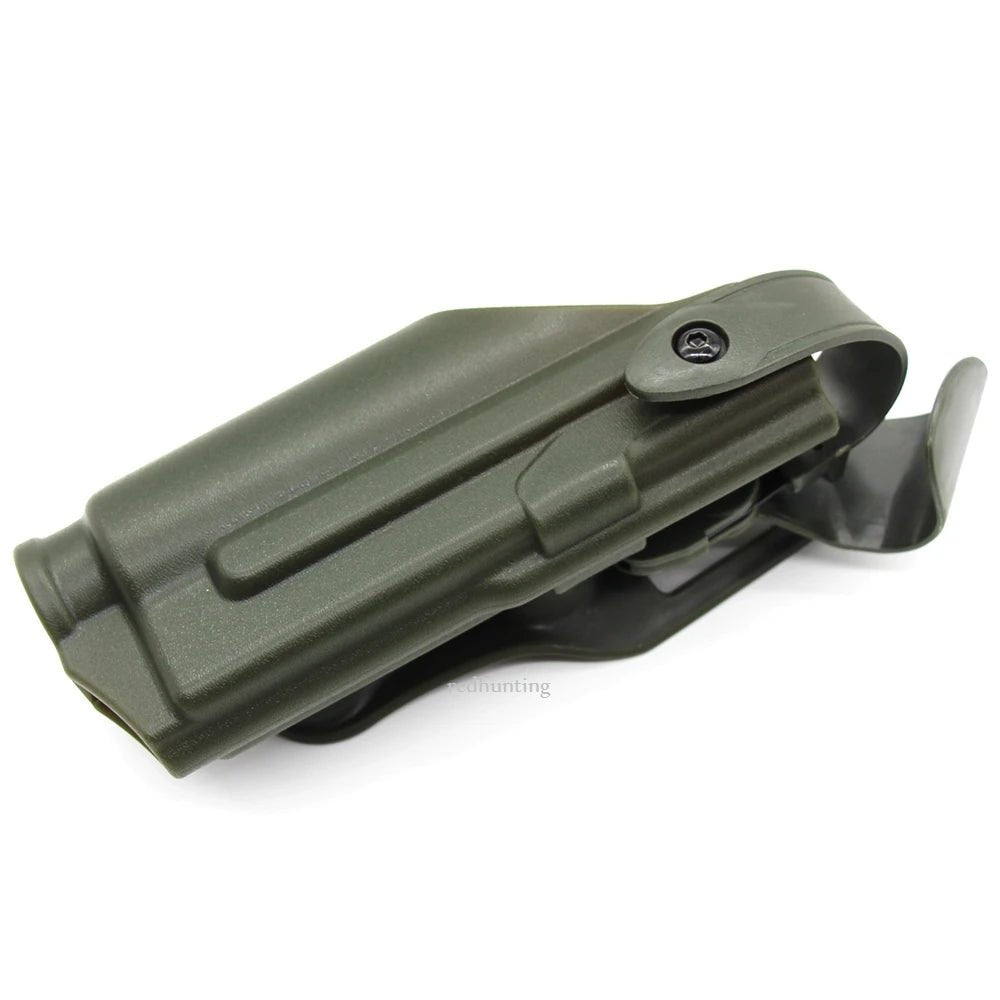 ilitary Tactical Gun Holser for Glock 17 19 Pistol Airsoft Belt Holster Flashlight Bearing Holster Case for X200 Light - Avero