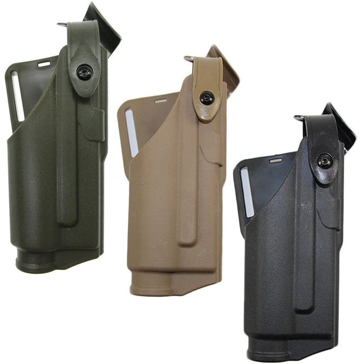 ilitary Tactical Gun Holser for Glock 17 19 Pistol Airsoft Belt Holster Flashlight Bearing Holster Case for X200 Light - Avero