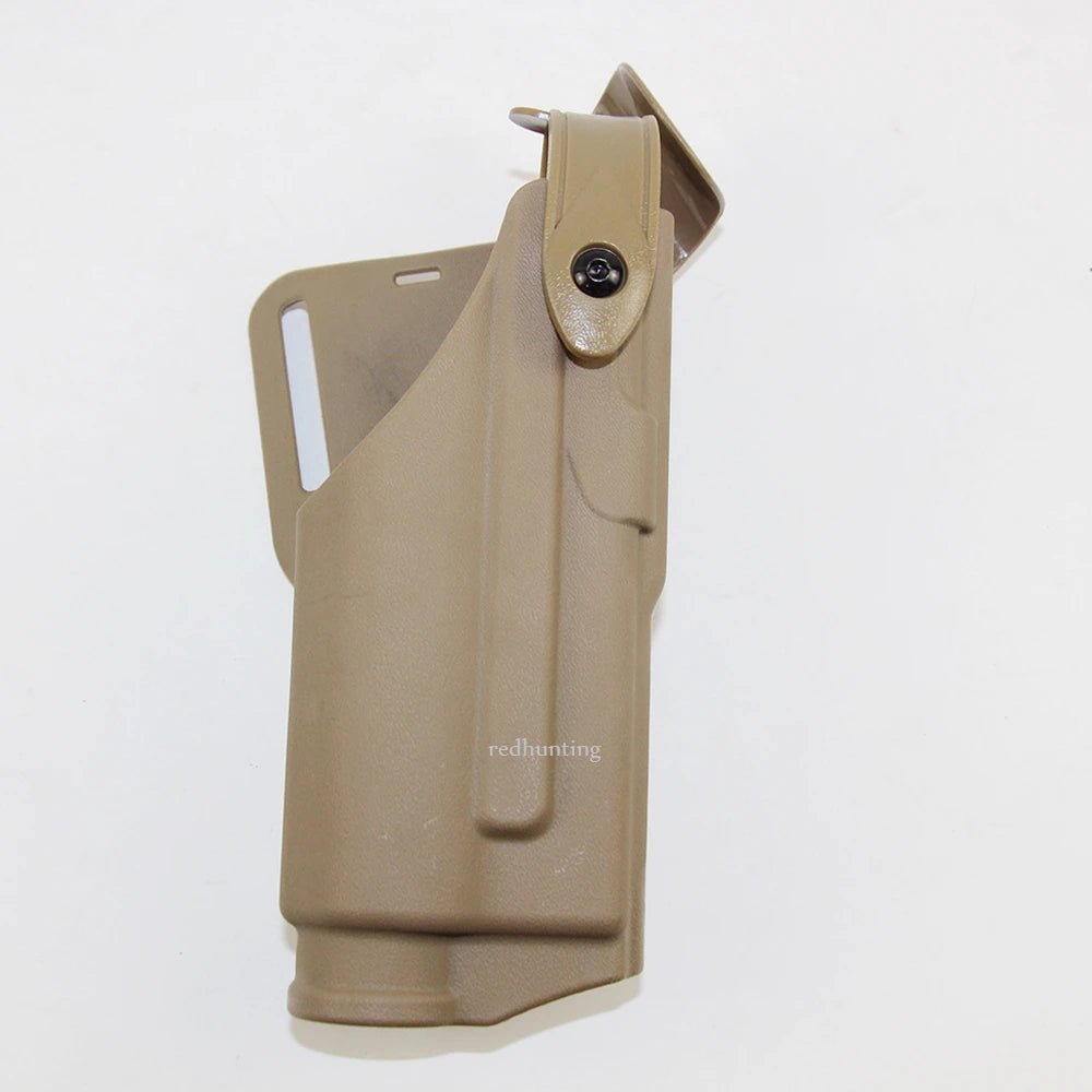 ilitary Tactical Gun Holser for Glock 17 19 Pistol Airsoft Belt Holster Flashlight Bearing Holster Case for X200 Light - Avero