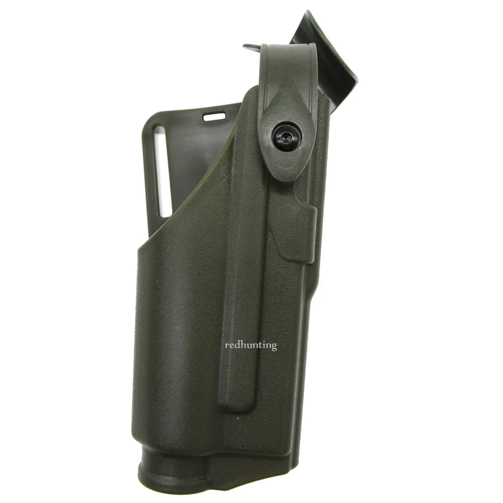 ilitary Tactical Gun Holser for Glock 17 19 Pistol Airsoft Belt Holster Flashlight Bearing Holster Case for X200 Light - Avero