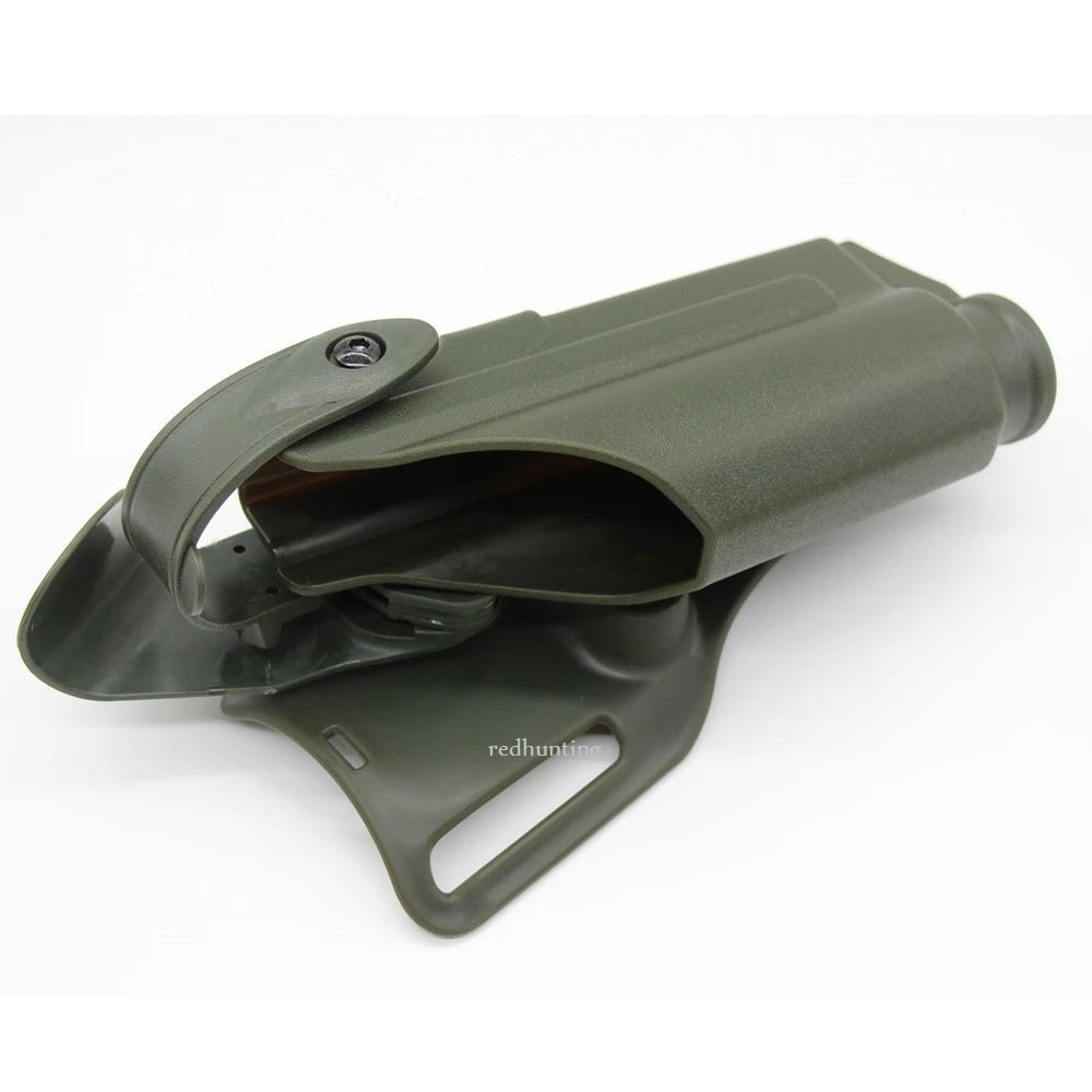 ilitary Tactical Gun Holser for Glock 17 19 Pistol Airsoft Belt Holster Flashlight Bearing Holster Case for X200 Light - Avero