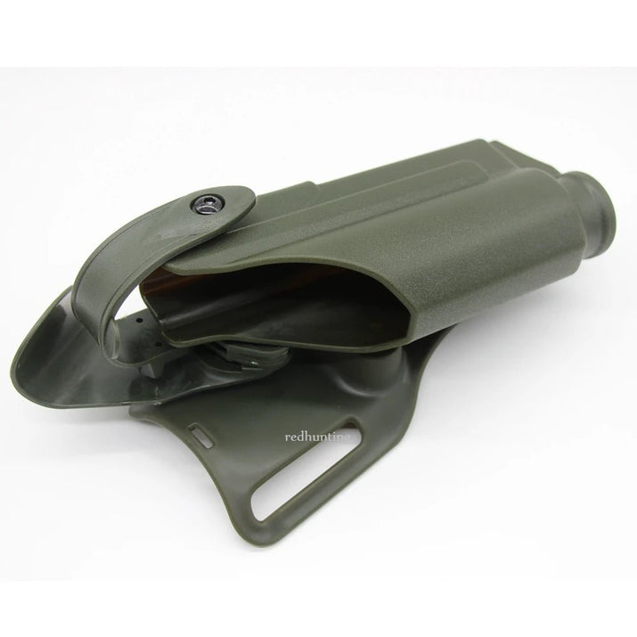 ilitary Tactical Gun Holser for Glock 17 19 Pistol Airsoft Belt Holster Flashlight Bearing Holster Case for X200 Light - Avero