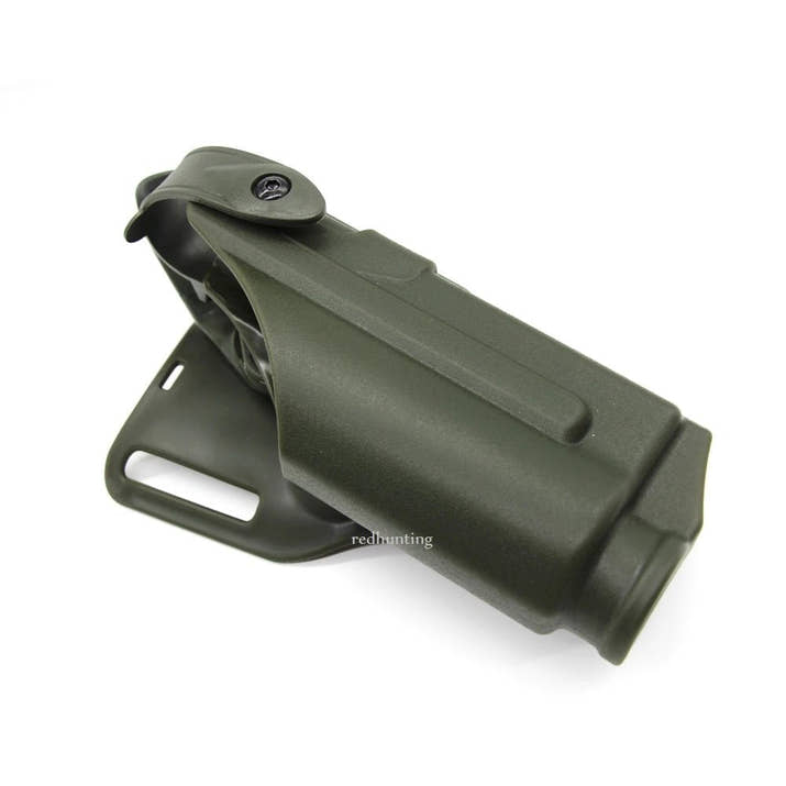 ilitary Tactical Gun Holser for Glock 17 19 Pistol Airsoft Belt Holster Flashlight Bearing Holster Case for X200 Light - Avero