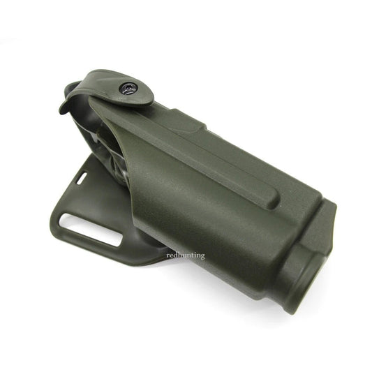 ilitary Tactical Gun Holser for Glock 17 19 Pistol Airsoft Belt Holster Flashlight Bearing Holster Case for X200 Light - Avero