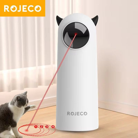 Interactive Smart LED Laser Cat Toy - Automatic Handheld Teaser for Indoor Fun! - Avero