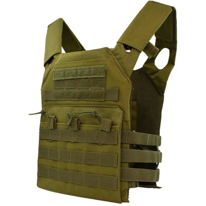 JPC Vest Tactical Molle Plate Carrier Vest Outdoor Paintball Airsoft Vest Hunting Body Armor Equipment - Avero