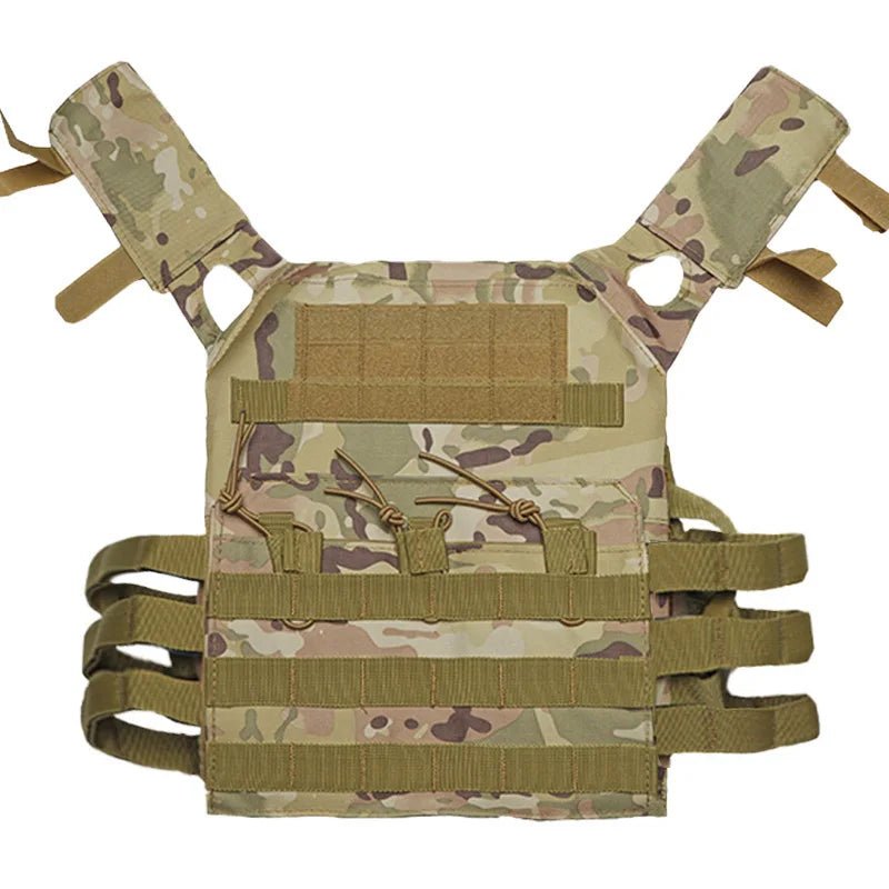 JPC Vest Tactical Molle Plate Carrier Vest Outdoor Paintball Airsoft Vest Hunting Body Armor Equipment - Avero