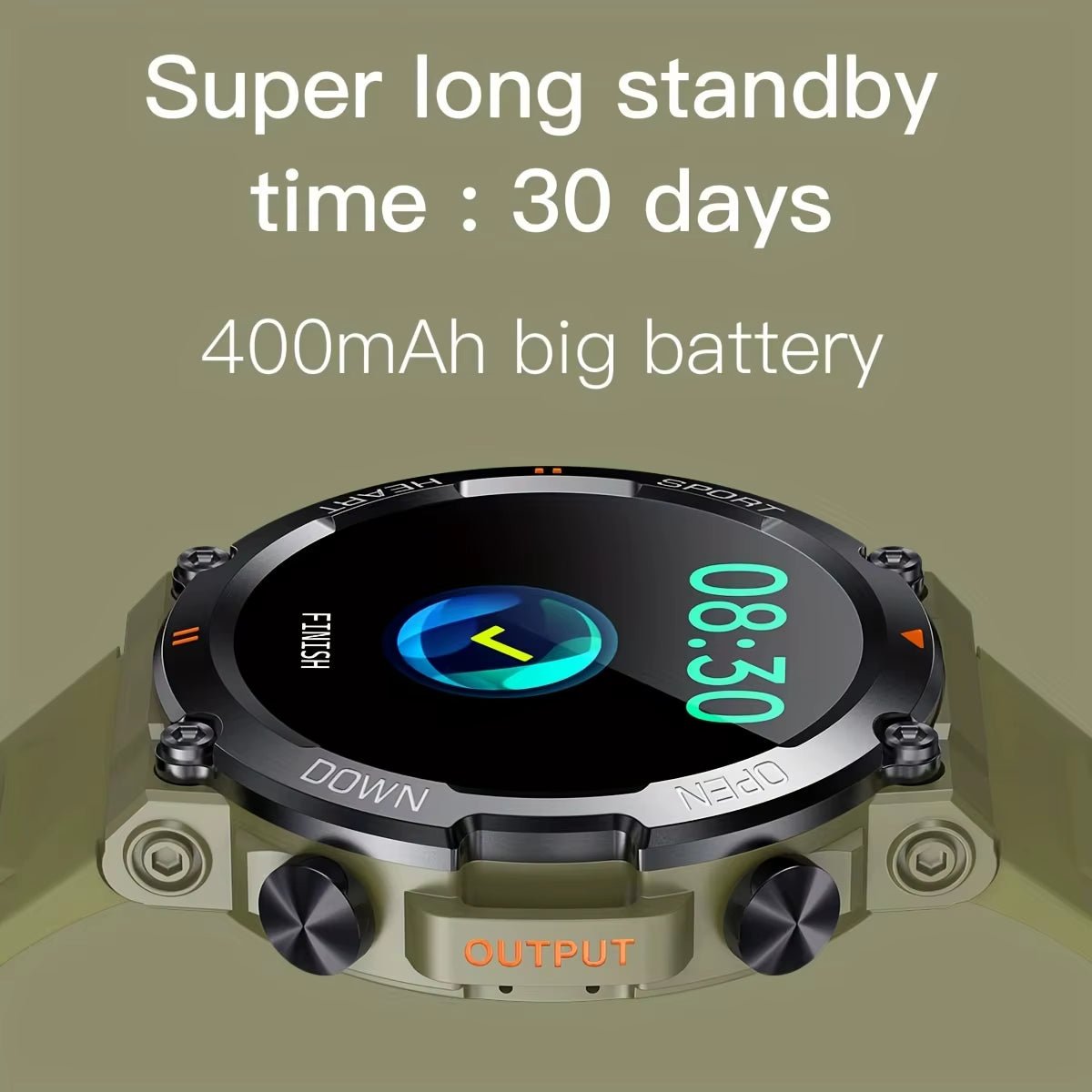 K56Pro Smart Watch for Men Heart Rate Blood Bluetooth Sport 400Mah Long Standby 1.39 Inch 360*360 HD Screen Outdoors Smartwatch - Avero