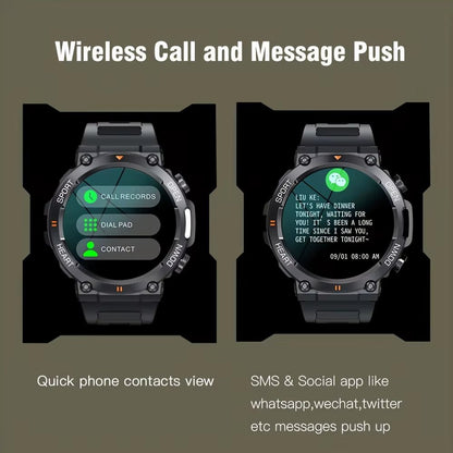 K56Pro Smart Watch for Men Heart Rate Blood Bluetooth Sport 400Mah Long Standby 1.39 Inch 360*360 HD Screen Outdoors Smartwatch - Avero