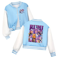 Kids KPop Demon Hunters Huntrix Clothes Boys Baseball Uniform Spring Autumn Girls Baby Casual Hoodies Children Costume - Avero
