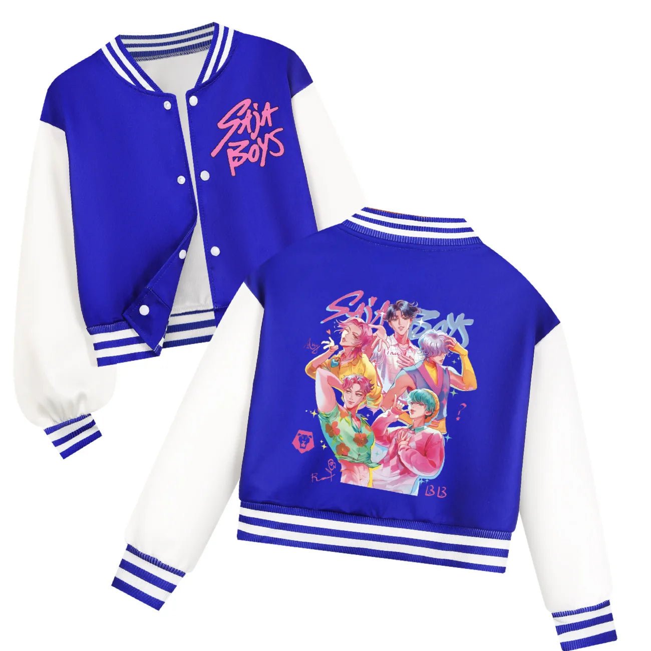 KPop Demon Hunters Kids Huntrix SAJABOYS Clothes Boys Baseball Uniform Spring Autumn Girls Baby Casual Hoodies Children Costume - Avero