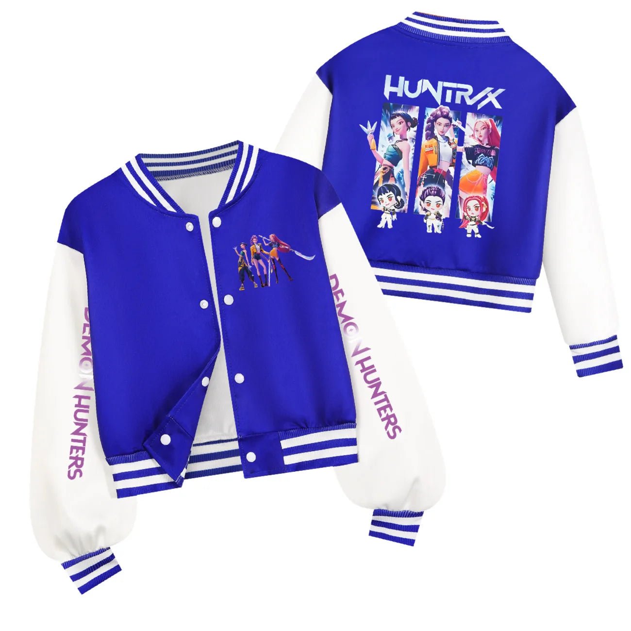 KPop Demon Hunters Kids Huntrix SAJABOYS Clothes Spring Autumn Girls Baby Casual Hoodies Children Costume Boys Baseball Uniform - Avero