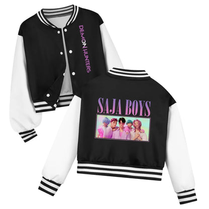 KPop Demon Hunters Kids SAJABOYS Clothes Baseball Uniform Spring Autumn Boys Girls Baby Casual Hoodies Children Costume - Avero