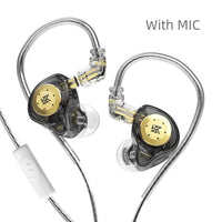 KZ EDX PRO Dynamic Earphones HIFI Bass Earbuds In Ear Monitor Sport Noise Cancelling Headset - Avero