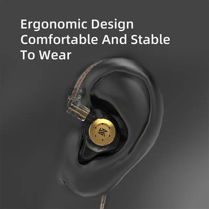 KZ EDX PRO Dynamic Earphones HIFI Bass Earbuds In Ear Monitor Sport Noise Cancelling Headset - Avero