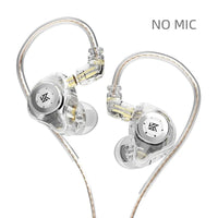 KZ EDX PRO Dynamic Earphones HIFI Bass Earbuds In Ear Monitor Sport Noise Cancelling Headset - Avero