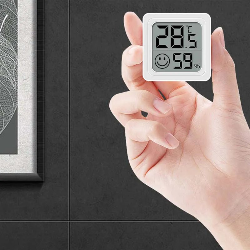 LCD Digital Thermometer Hygrometer Indoor Room Electronic Temperature Humidity Meter Sensor Gauge Weather Station For Home ﻿ - Avero