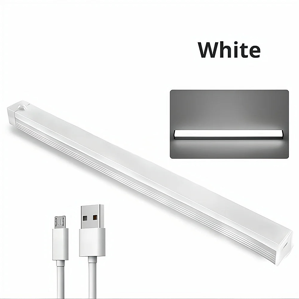 LED Motion Sensor Light Wireless LED Night Light Type C Rechargeable Light Cabinet Wardrobe Lamp Staircase Backlight For Kitchen - Avero