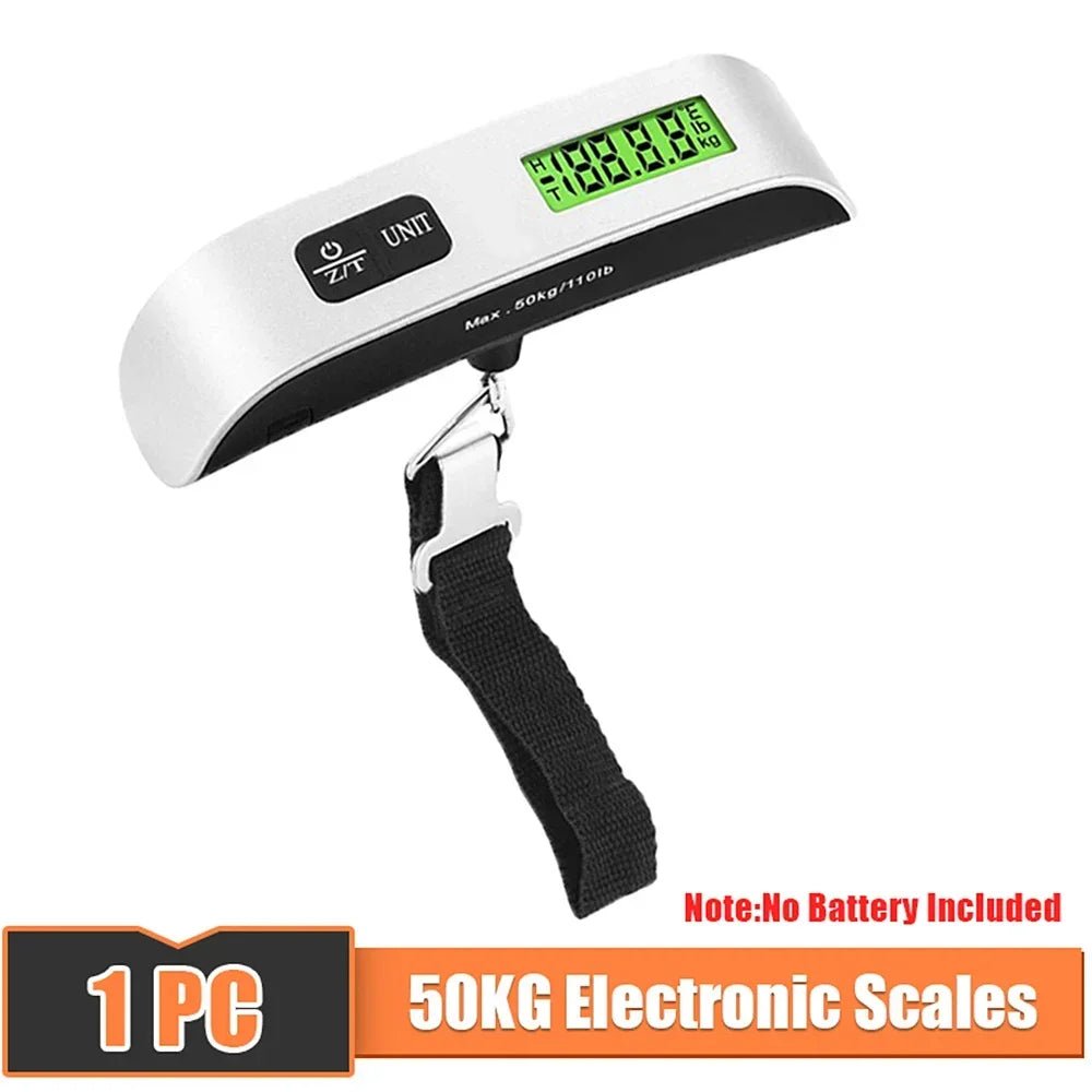 Luggage Scale 110lb 50kg Digital Handheld Portable Hanging Baggage Scale for Travel Suitcase Weight Scale - Avero