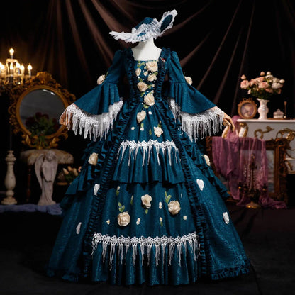Luxury Temperament Forest Princess French Court Dress Celebrities Banquet Annual Meeting Victorian British Style Vestido De Gala - Avero