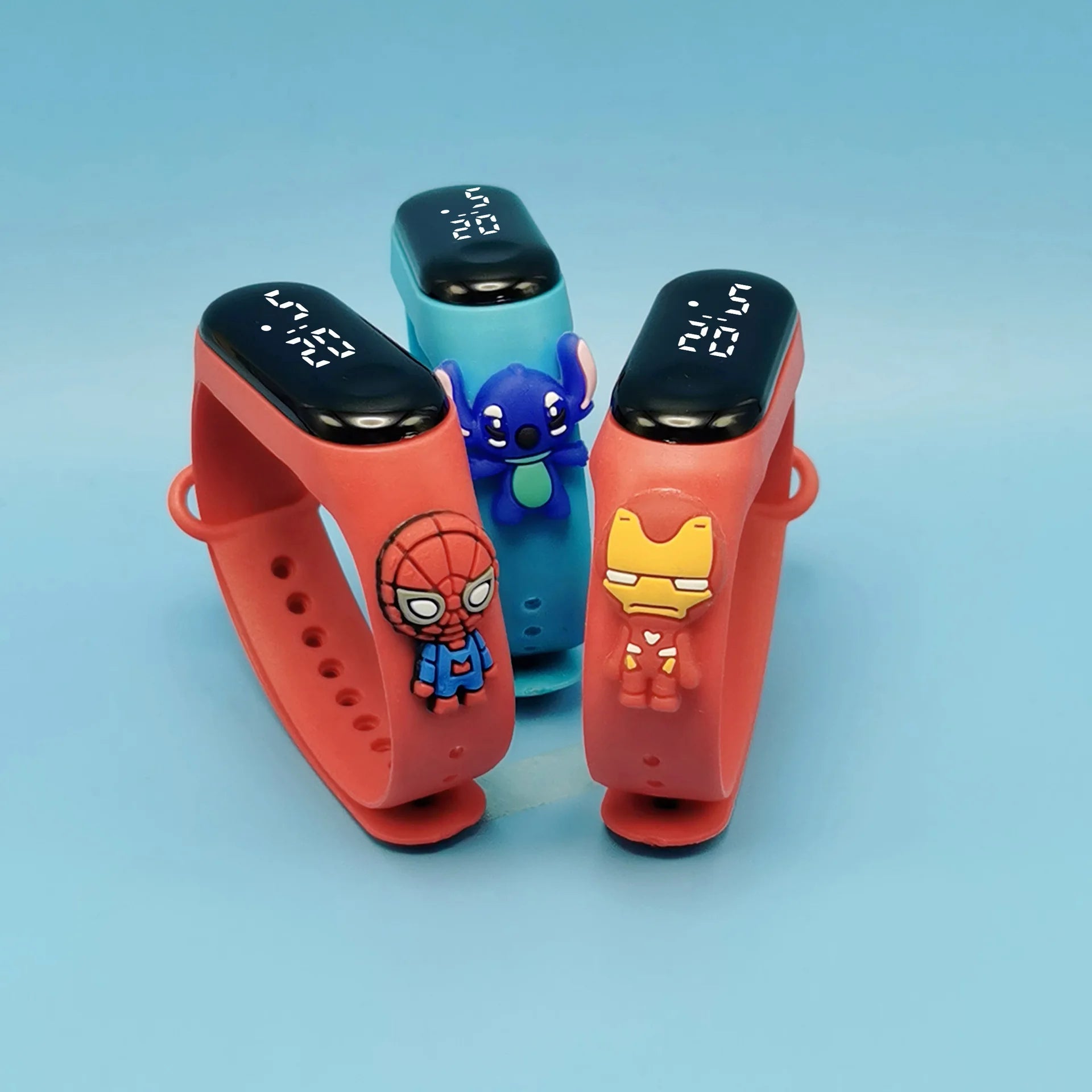 Marvel Children's Watch Cartoon Fashion Watches Electronic Digital LED Display Watches Waterproof Holiday Gift Kids Watches - Avero